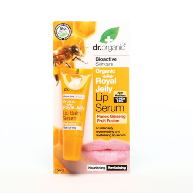 DR.ORGANIC ROYAL JELLY LIP BALM SERUM 10ML