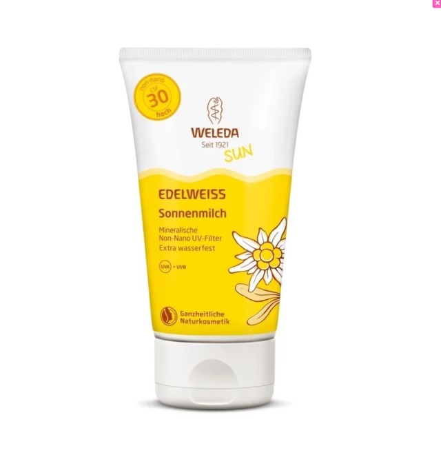 Weleda Sun Edelweiss Αντιηλιακό Γαλάκτωμα σώματος SPF30 150ml