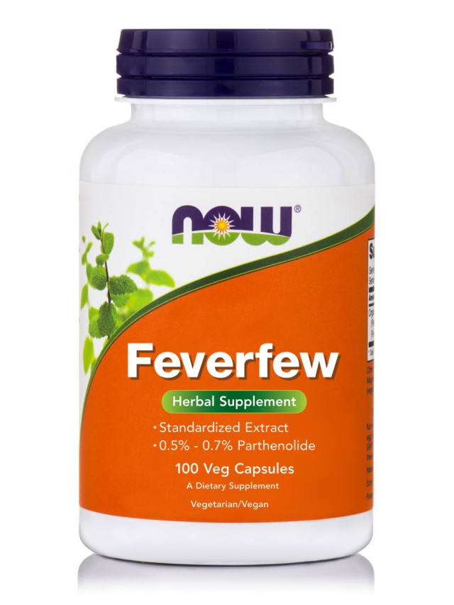 Now Foods Feverfew 400mg (0,3% Parthenolide) 100VegCaps