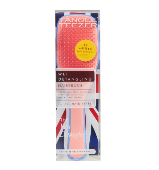 Tangle Teezer The Wet Detangler Blue-Peach