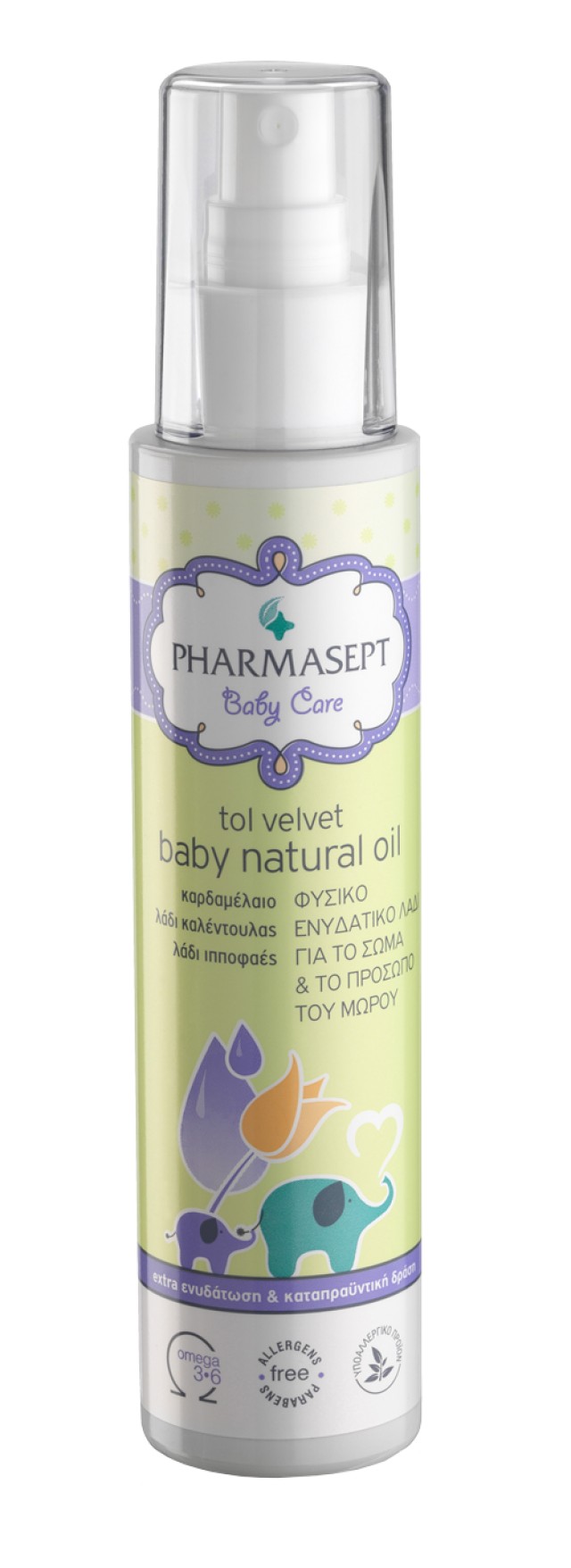 PHARMASEPT TOL VELVET BABY NATURAL OIL 125ML