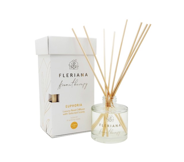 Power Health Fleriana Aromatherapy Euphoria Luxury Reed Diffuser Αρωματικό Χώρου 100ml