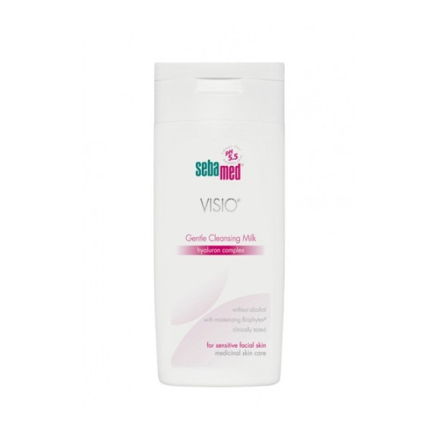 Sebamed Visio Cleansing Milk Απαλό Γαλάκτωμα καθαρισμού για την ευαίσθητη επιδερμίδα 200ml