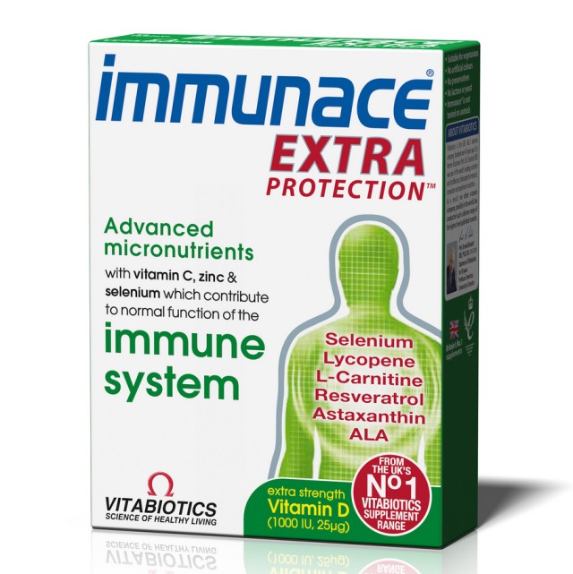 Vitabiotics Immunace Extra Protection 30tabs