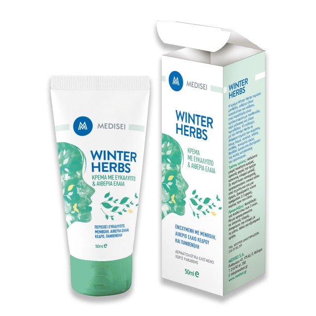 Medisei Winter Herbs Κρέμα με Ευκάλυπτο & Αιθέρια Έλαια 50ml