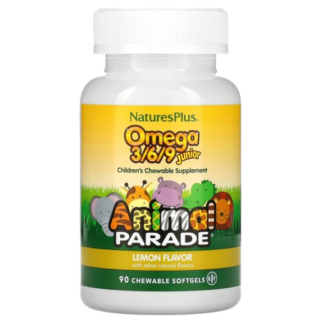 NATURE'S PLUS Animal Parade Omega 3 6 9 Junior 90tabs