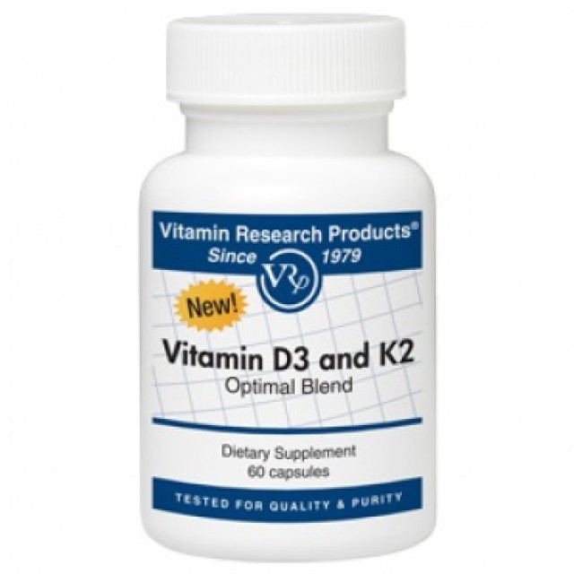 VRP Vitamin D3 and K2 (OPTIMAL BLEND) 60caps