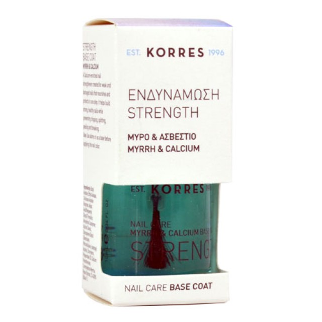 KORRES NAIL CARE ΜΥΡΟ&ΑΣΒΕΣΤΙΟ ΔΥΝΑΜΩΤΙΚΟ 10ML