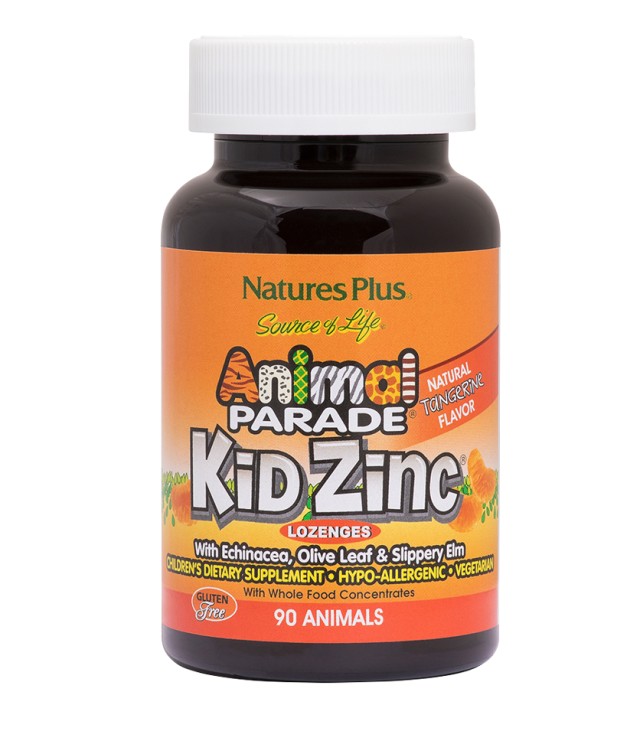 Nature's Plus ANIMAL PARADE KIDZINC LOZENGES 8MG, 90CAPS