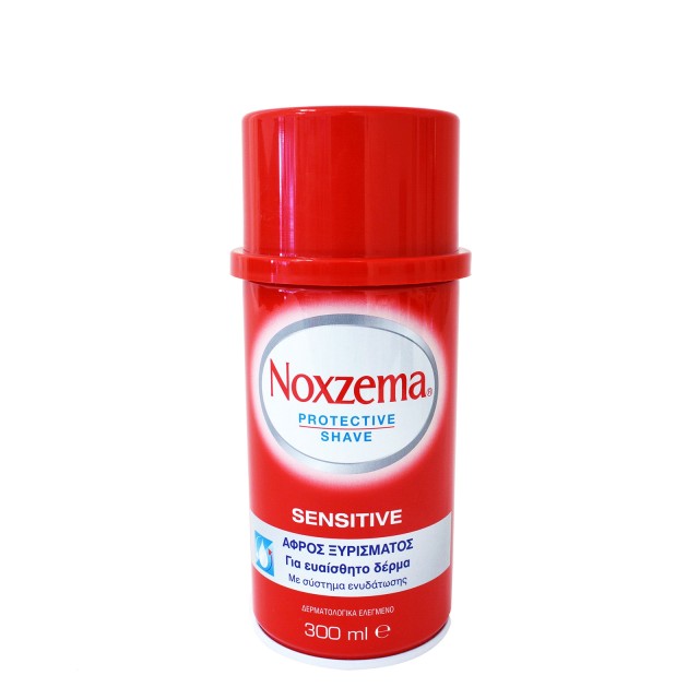 Noxzema Protective Shave Sensitive Foam Αφρός Ξυρίσματος για Ευαίσθητο Δέρμα 300ml