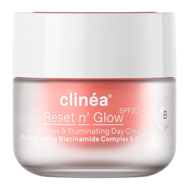 Clinéa Reset n' Glow Κρέμα Ημέρας Αντιγήρανσης και Λάμψης SPF20 50ML