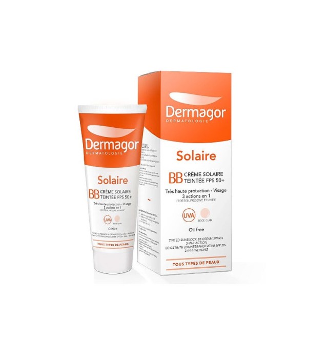 Inpa Dermagor BB Creme Solaire Teintee SPF50+ 40ml