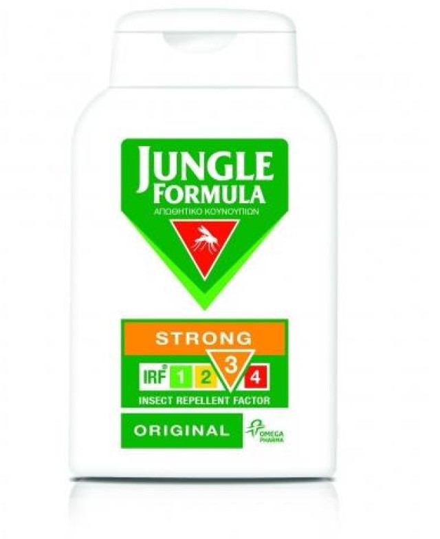 OMEGA PHARMA JUNGLE FORMULA Strong Original Family Lotion με IRF3 175ml