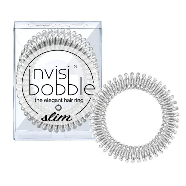 Invisibobble Slim Chrome Sweet Chrome 3τμχ