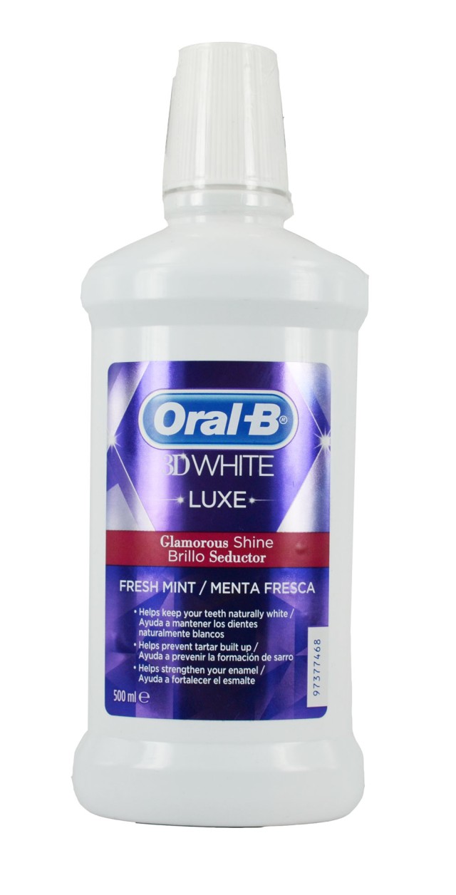 ORAL-B 3D WHITE LUXE Στοματικό Διάλυμα 500ml