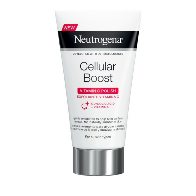 Neutrogena Cellular Boost Κρέμα Απολέπισης Προσώπου με Βιταμίνη C 75ml