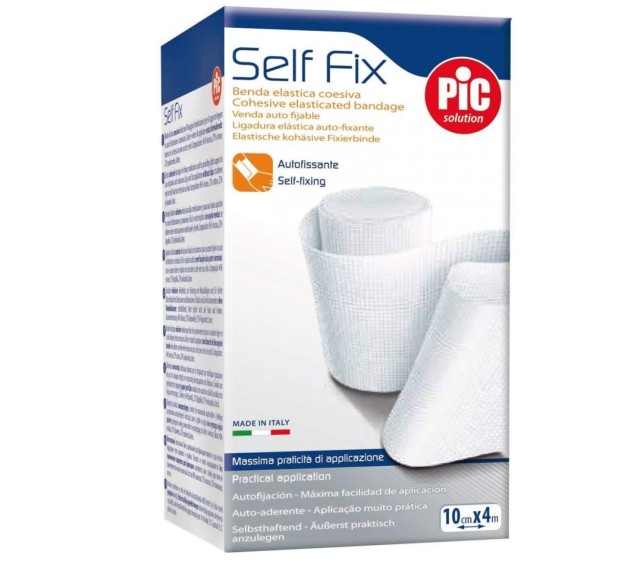 Pic Solution Self Fix Cohesive Elastic Bandage 10cm x 4m 1τμχ