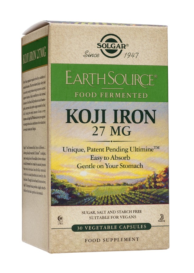 Solgar Earth Source Koji Iron 27mg 30 veget. caps