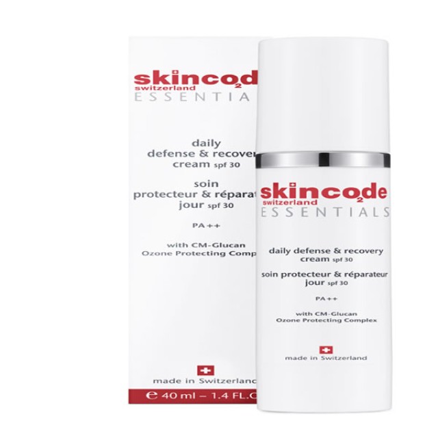 SKINCODE ESSENTIALS DAILY DEFENSE & RECOVERY SPF30 40ML