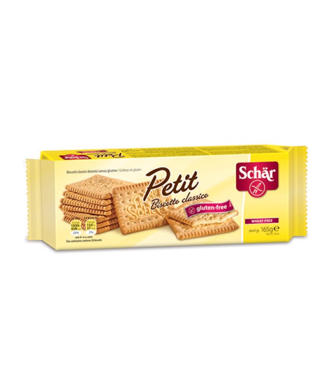 Schar Petit Biscotto Classico Μπισκότα Βουτύρου 165gr