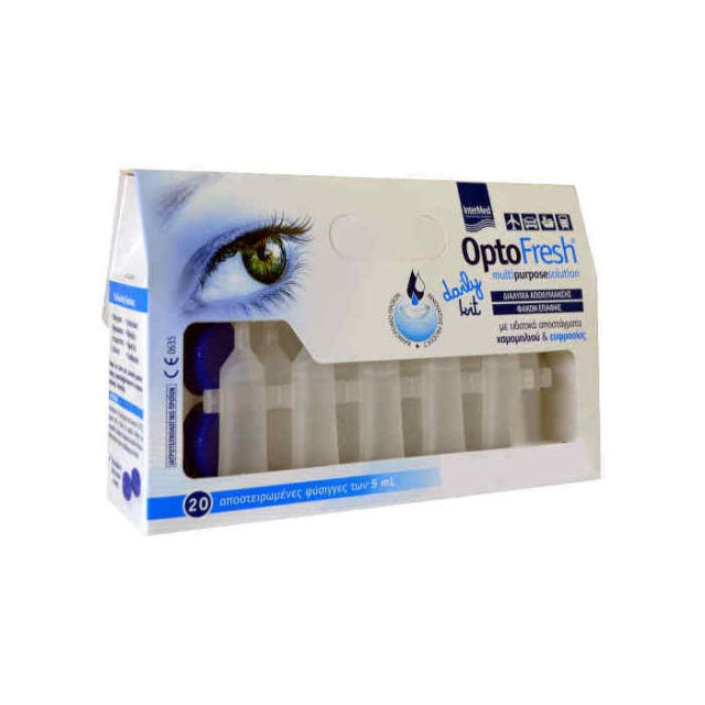 Intermed Optofresh Daily Kit 20 αποστειρωμένες φύσιγγες των 15ml