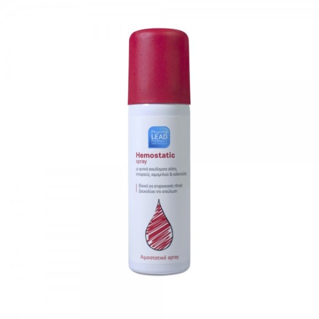 Pharmalead Hemostatic Spray με Φυτικά Εκχυλίσματα Αλόης, Ιπποφαούς, Χαμομηλιού & Καλέντουλας 60ml