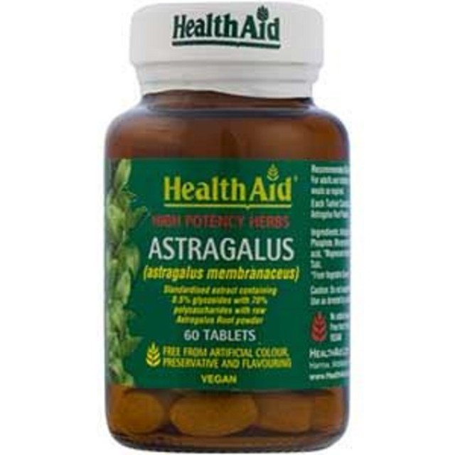 HEALTH AID ASTRAGALUS ROOT EXTRACT 545MG TABLETS 60'S