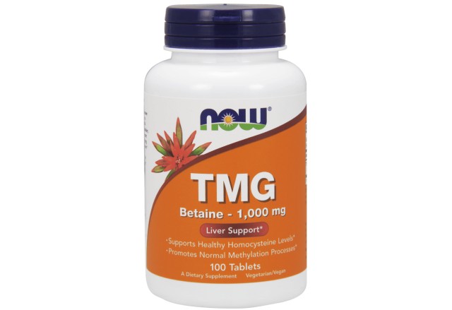 Now Foods TMG (Trimethylglycine) 1000mg 100Tabs