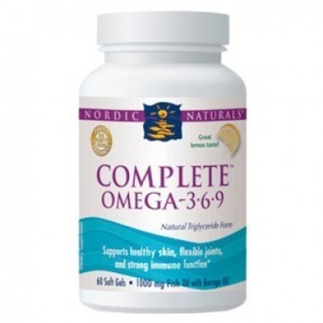 VRP Complete Omega 3-6-9 (lemon) 60softgels