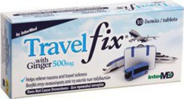 Unipharma Travel Fix with Ginger 500mg 10tabs