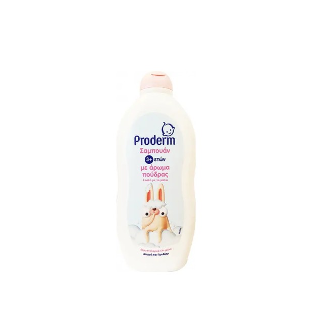 Proderm Kids Σαμπουάν με Άρωμα Πούδρας 3+ Ετών 500ml