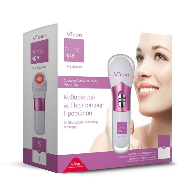 Vican Home Spa 5 in 1 Ηλεκτρική Συσκευή για Καθαρισμό και Περιποίηση Προσώπου 1τμχ