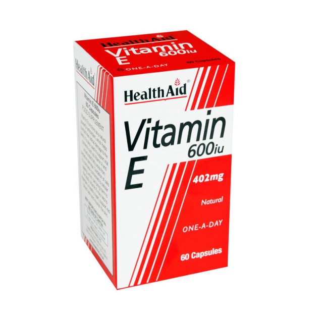 HEALTH AID VITAMIN E 600IU NATURAL CAPSULES 60'S