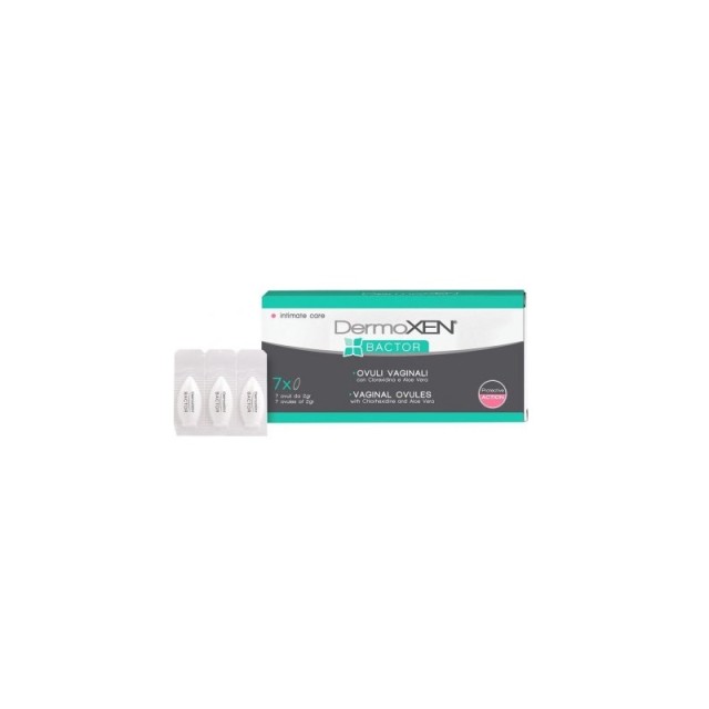 Dermoxen Bactor Vaginal Ovules Κολπικά Υπόθετα 7 x 2gr