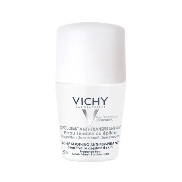 VICHY DΕODORANT 48ΩΡΗ ΑΠΟΣΜ. ΦΡΟΝΤΙΔΑ ROLL-ON ΕΥΑΙΣΘΗΤΕΣ ΕΠΙΔΕΡΜΙΔΕΣ 50ML