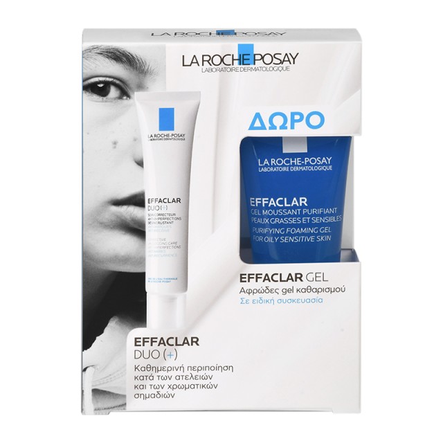 La Roche Posay Set Effaclar Duo(+) 50ml + Δώρο Effaclar Gel Moussant Purifiant 50ml