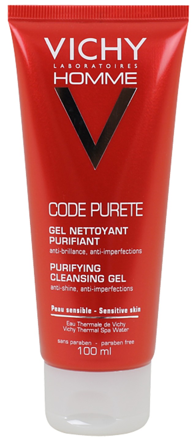 VICHY HOMME CODE PURETE GEL ΚΑΘΑΡΙΣΜΟΥ 100ML