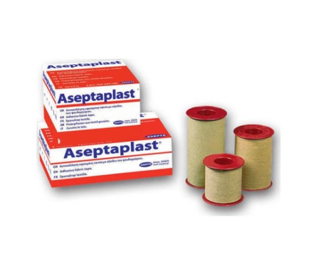 ASEPTA Aseptaplast Ταινίες υφασμένες αυτοκόλλητες 7.5cm X 5m 1τμχ