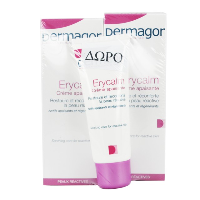 Inpa, Dermagor Erycalm Creme, 40 ml 2+1 ΔΩΡΟ