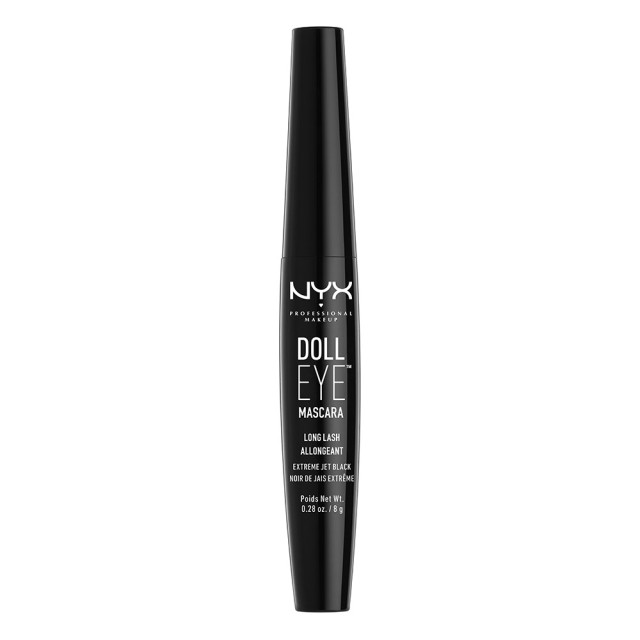 NYX PM Doll Eye Μάσκαρα 1 Long Lash - Black 8gr