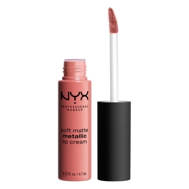 NYX PM Soft Matte Metallic Lip Cream Κραγιόν 6 Cannes 26ml