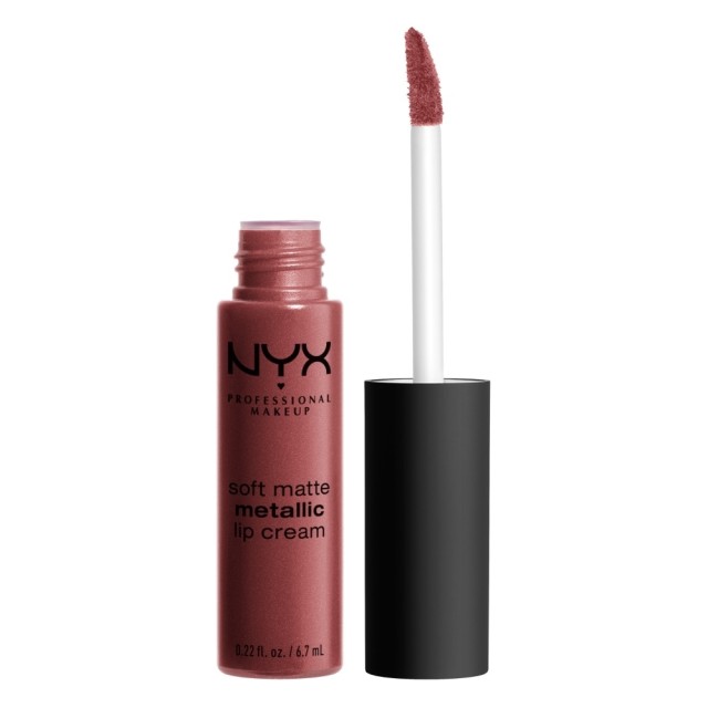 NYX PM Soft Matte Metallic Lip Cream Κραγιόν 9 Rome 26ml