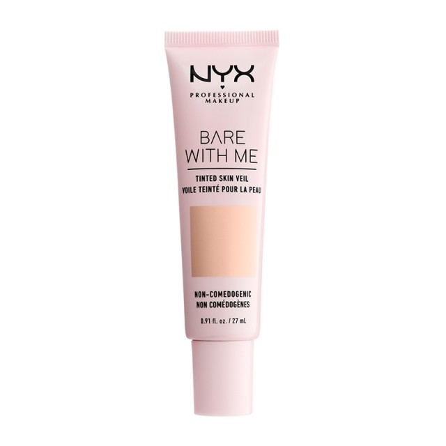 NYX PM Bare With Me Tinted Skin Veil Κρέμα με Χρώμα 1 Pale Light ml