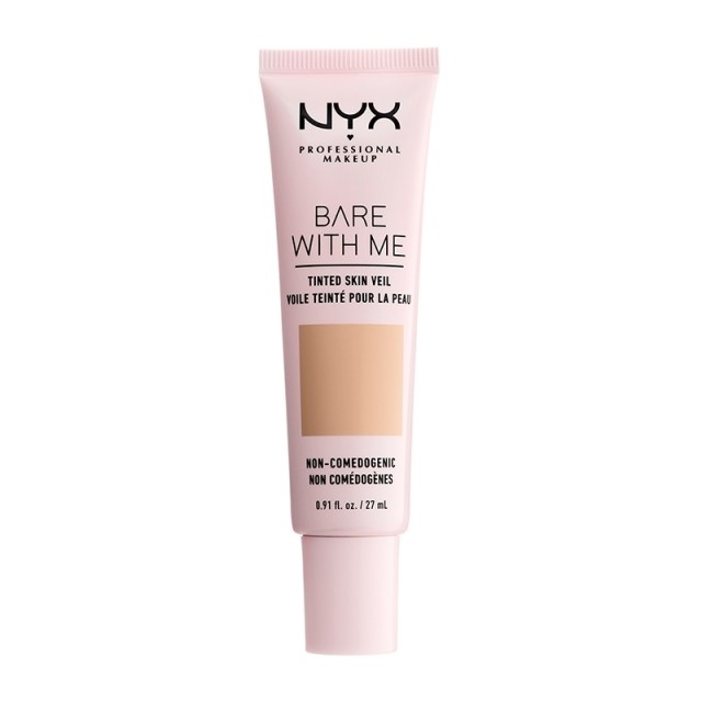 NYX PM Bare With Me Tinted Skin Veil Κρέμα με Χρώμα 3 Natural Soft Beige ml