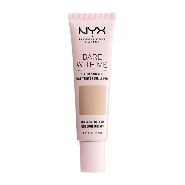 NYX PM Bare With Me Tinted Skin Veil Κρέμα με Χρώμα 4 True Beige Buff ml