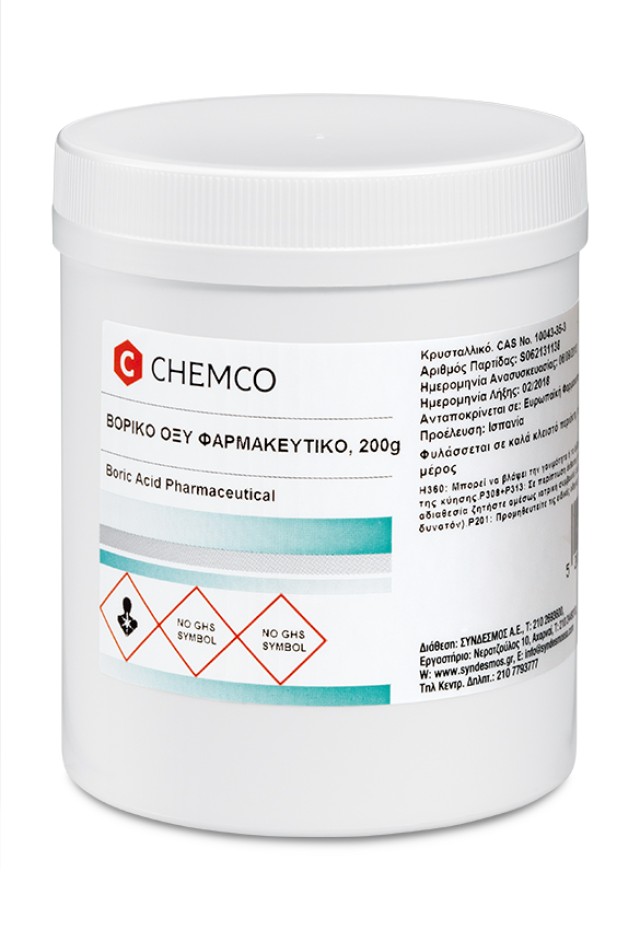 CHEMCO ΒΟΡΙΚΟ ΟΞΥ ΦΑΡΜΑΚΕΥΤΙΚΟ 200g