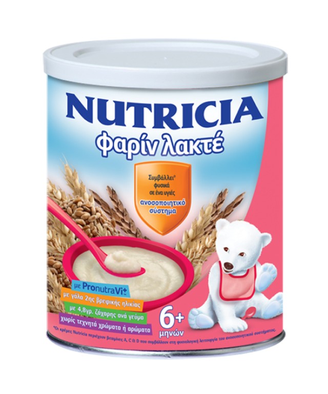 Nutricia Φαρίν Λακτέ Βρεφική κρέμα Από τον 6ο Μήνα 300gr