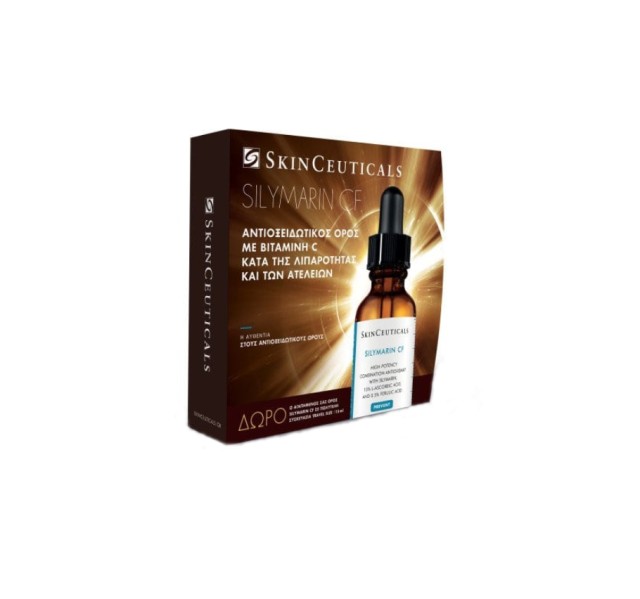 SkinCeuticals Set Silymarin CF Αντιοξειδωτικός Ορός με Βιταμίνη C 30ml + Δώρο Travel Size 15ml