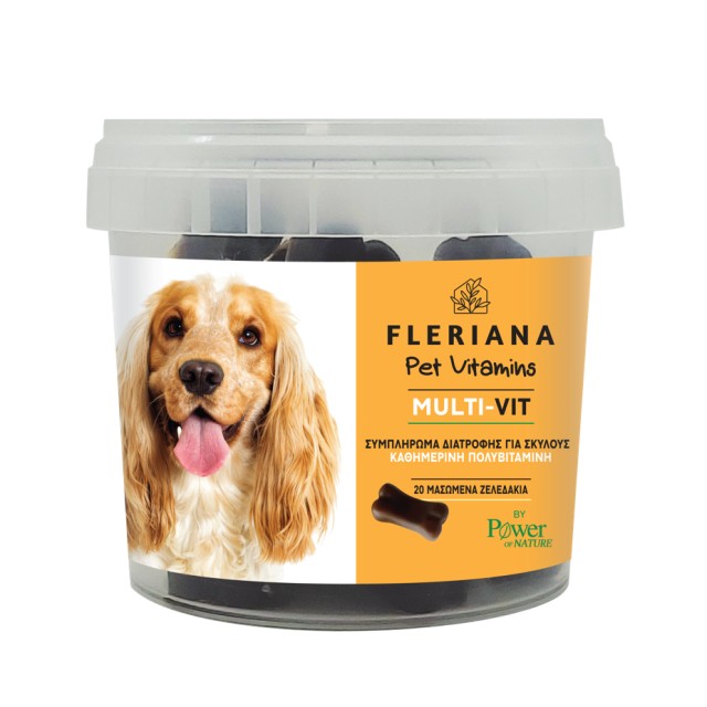 Fleriana Pet Vitamins Multi-Vit 20 Μασώμενα Ζελεδάκια