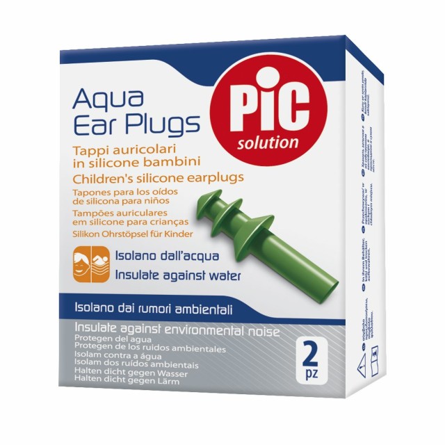 Pic Solution Aqua Ear Plugs Παιδικές Ωτοασπίδες Σιλικόνης 2τμχ